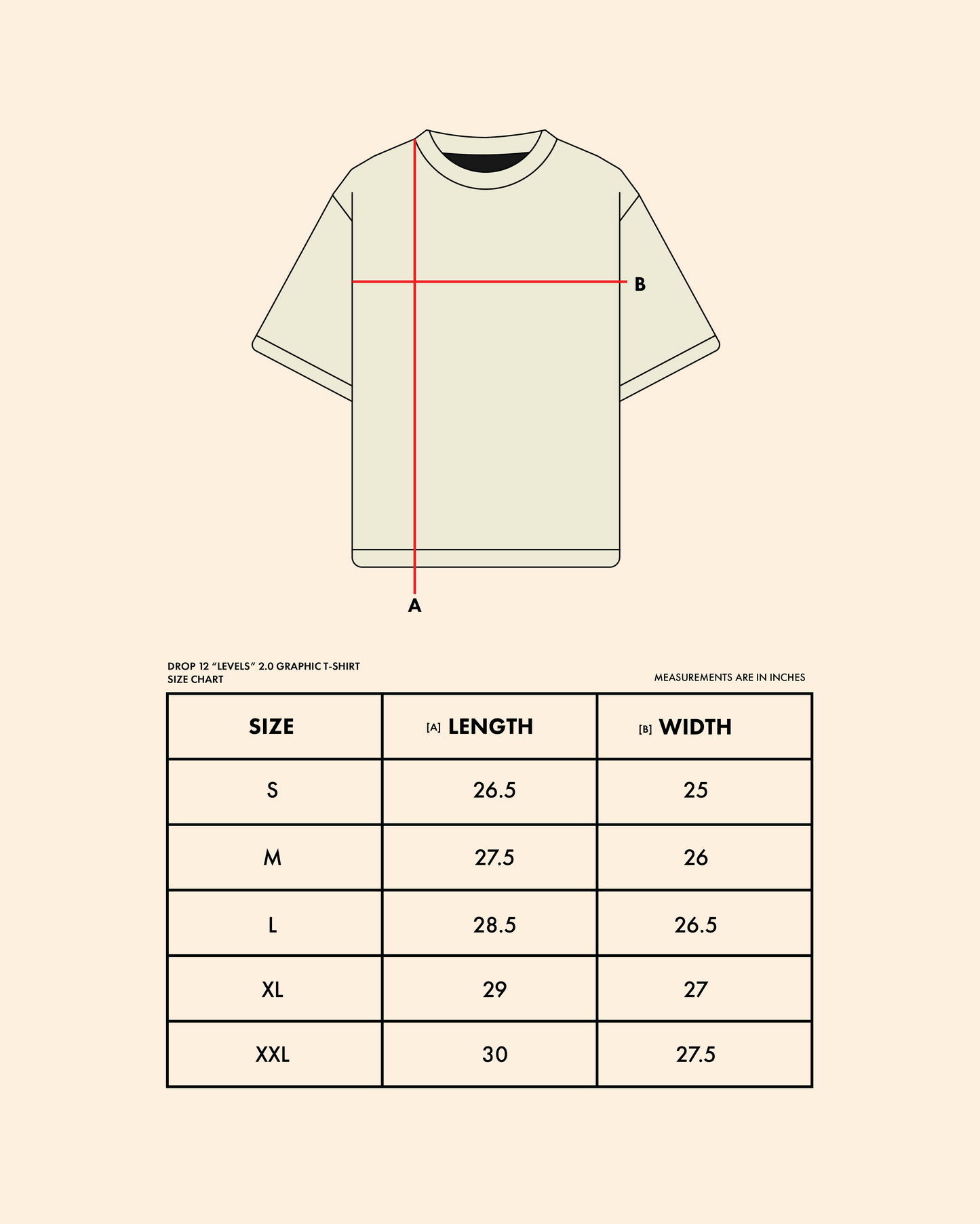 DROP 12 — Levels 2.0 Graphic T-Shirt