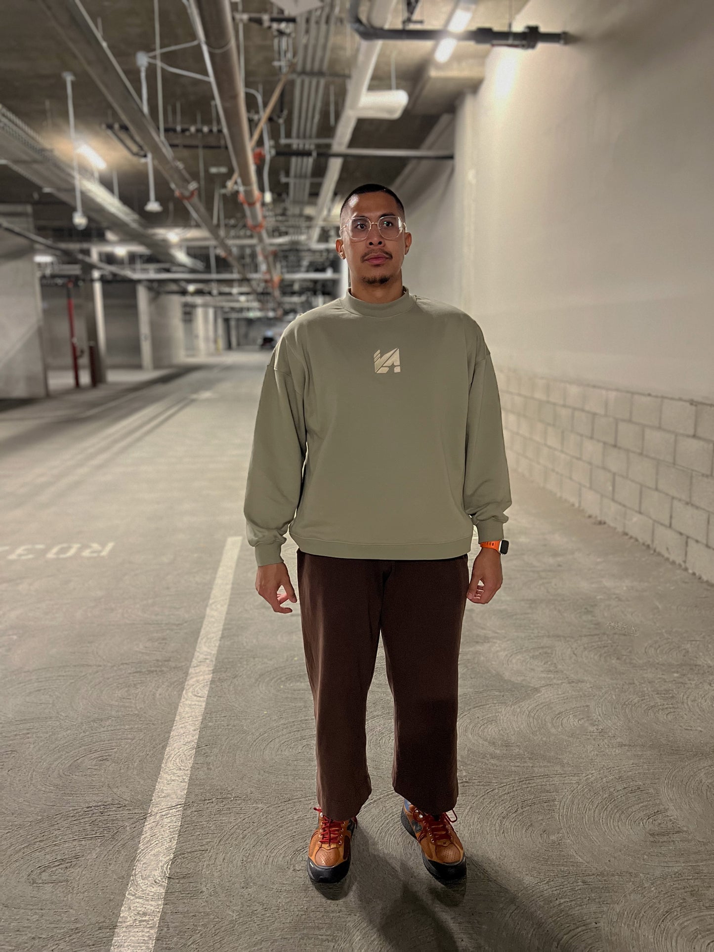 DROP 005 — LVLS ABV Laurel Oak Crewneck