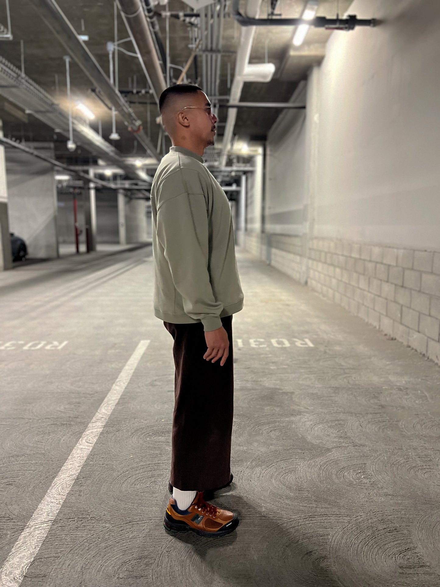 DROP 005 — LVLS ABV Laurel Oak Crewneck