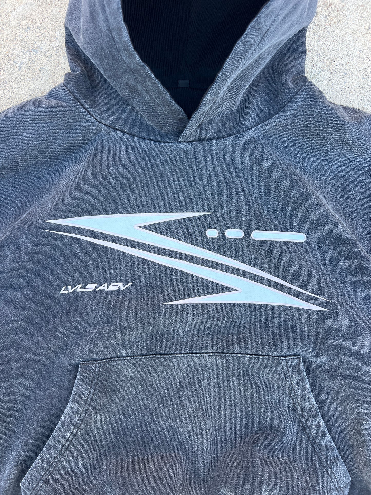 DROP 006 — LVLS ABV Y2K Double-Layered Hoodie