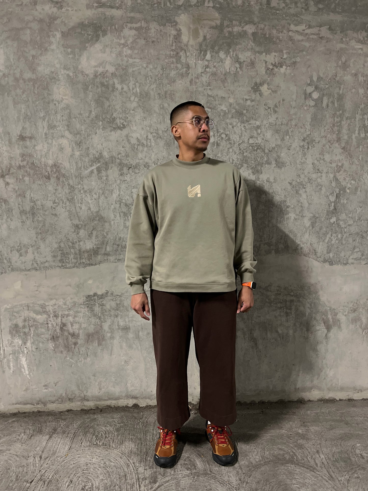 DROP 005 — LVLS ABV Laurel Oak Crewneck