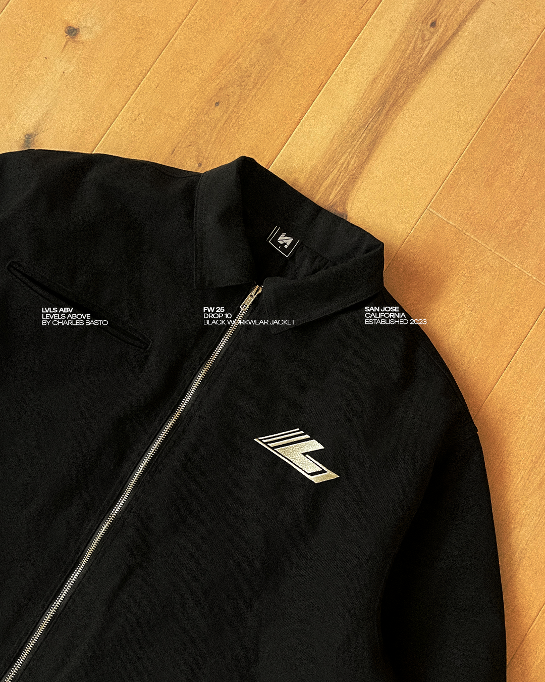 DROP 10 — LVLS ABV Black Workwear Jacket