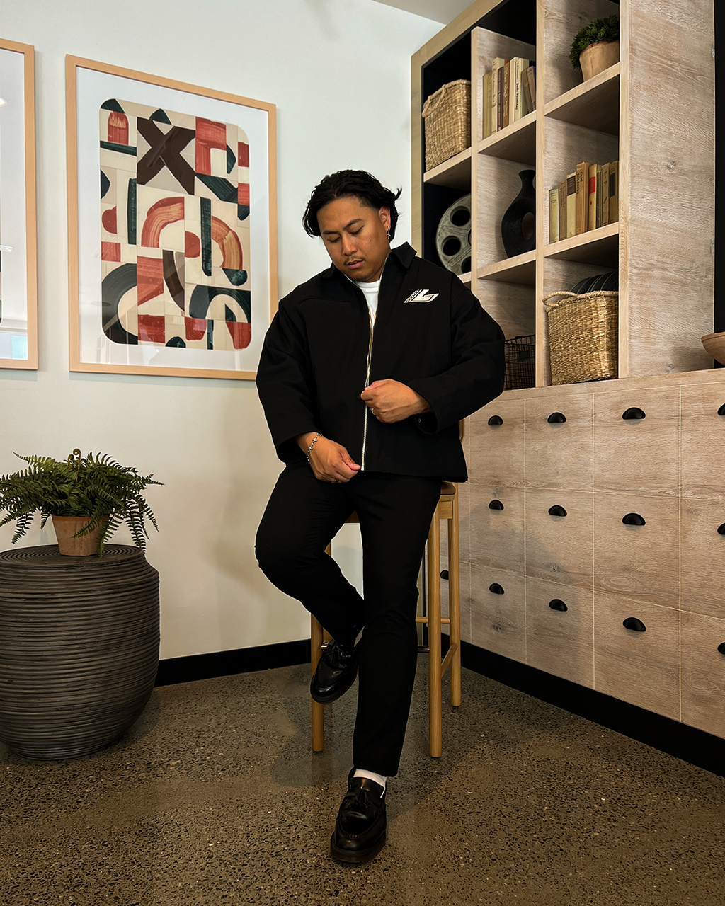 DROP 10 — LVLS ABV Black Workwear Jacket