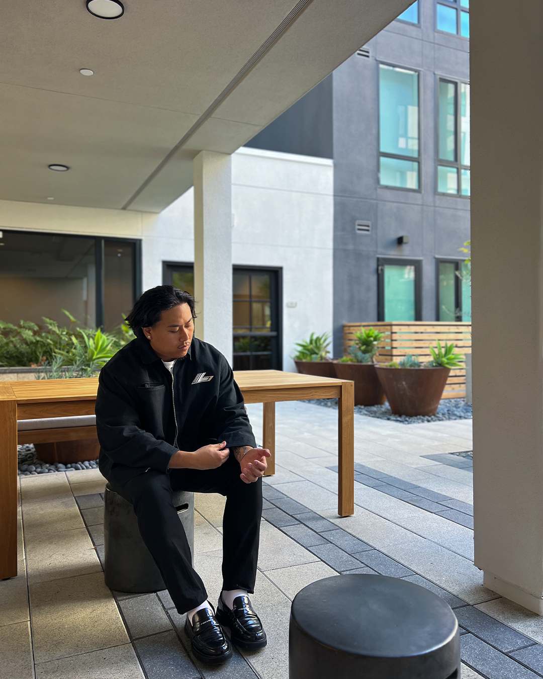 DROP 10 — Black Workwear Jacket