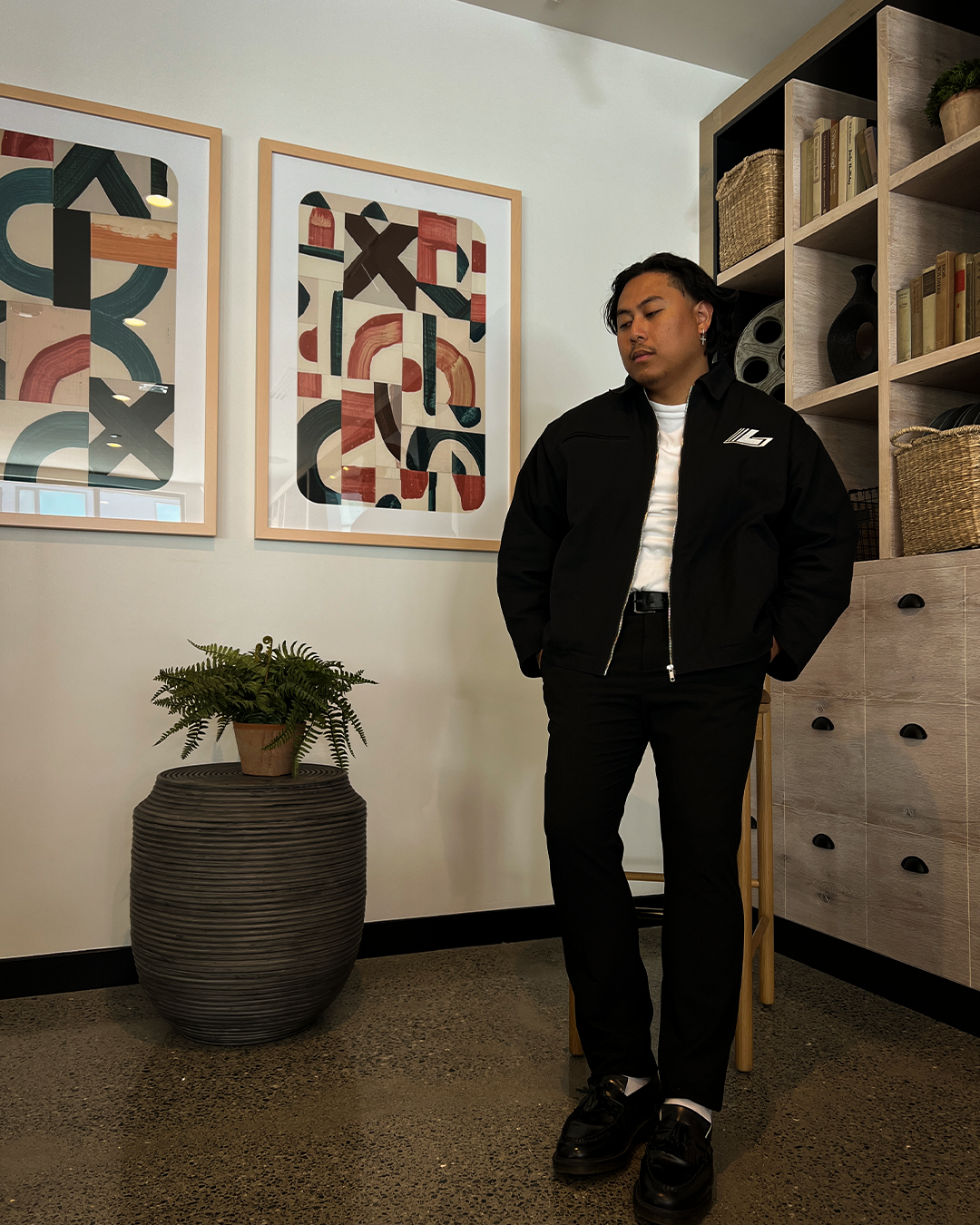 DROP 10 — Black Workwear Jacket