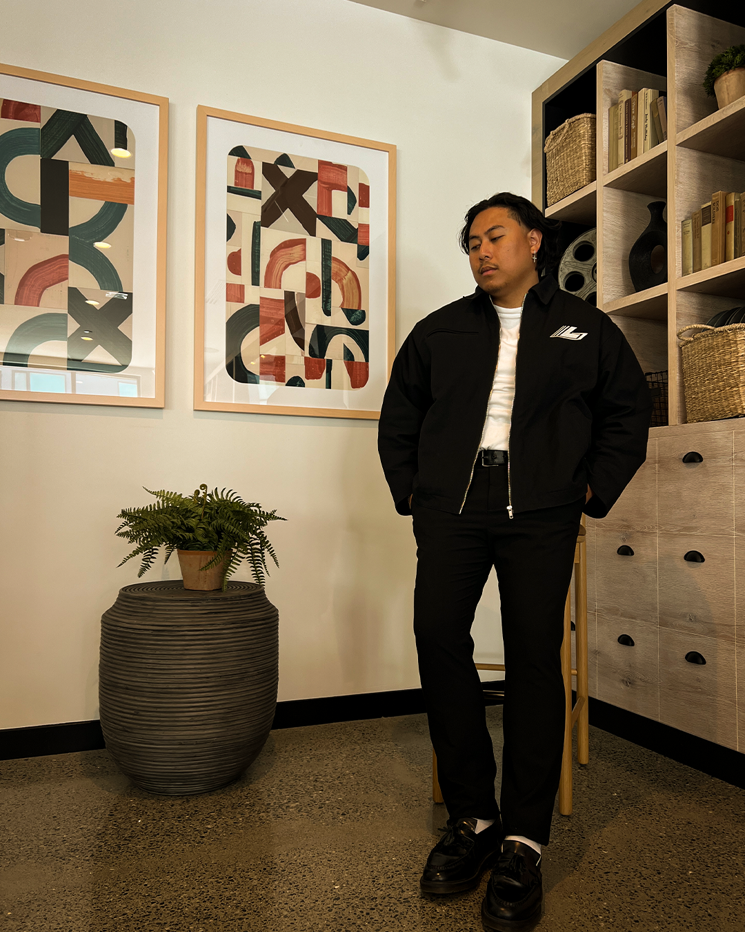 DROP 10 — LVLS ABV Black Workwear Jacket